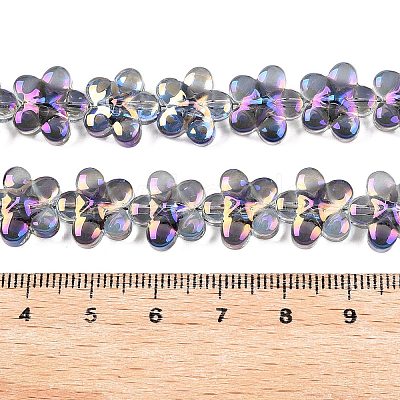 Electroplate Glass Beads Strands EGLA-T028-02L-1