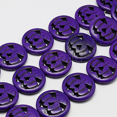 Synthetic Turquoise Beads Strands X-TURQ-G115-15mm-04-1