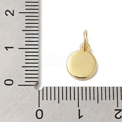 Real 18K Gold Plated Brass Enamel Charms KK-L216-001G-J-1