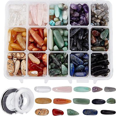 DIY Stretch Bracelet Making Kits G-NB0002-10-1