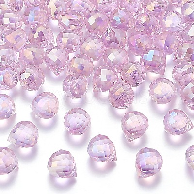 Transparent Glass Pendants GLAA-P070-A01-1