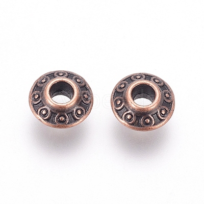 Tibetan Style Alloy Spacer Beads RLF0725Y-NF-1
