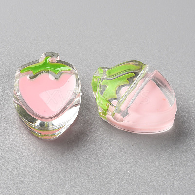 Transparent Enamel Acrylic Beads LS-TACR-S155-003E-1