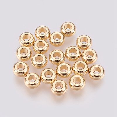 Brass Spacer Beads X-KK-R058-086G-1