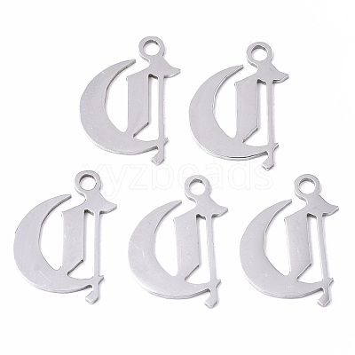 Tarnish Resistant 201 Stainless Steel Pendants STAS-N091-40C-1