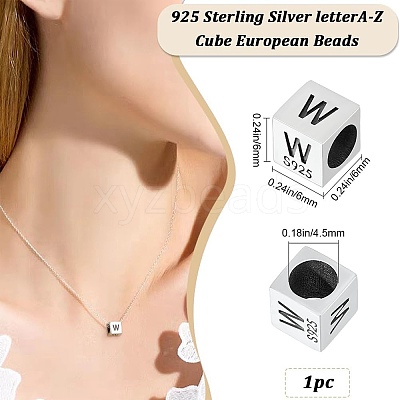 Sterling Silver Beads STER-WH20009-04W-P-1