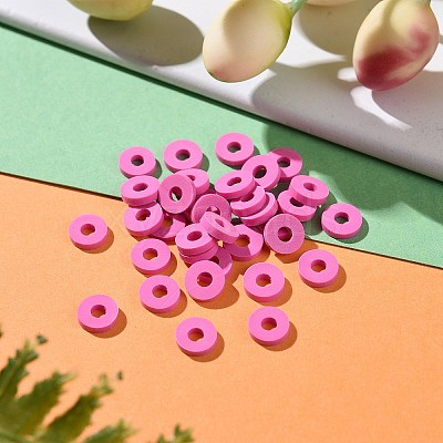Handmade Polymer Clay Beads X-CLAY-Q251-6.0mm-27-1