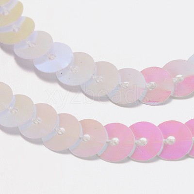 White With AB Color Paillette/Sequins Roll X-BS319Y-1