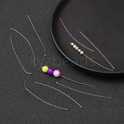 Brass Ball Head Pins LS-X-RP0.6x70mm-G-1