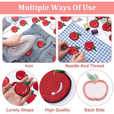 18Pcs Computerized Embroidery Cloth Iron On/Sew On Patches PATC-CA0001-01-1