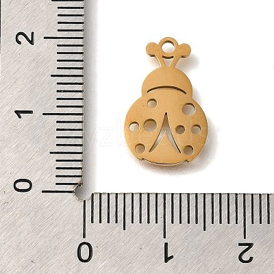 201 Stainless Steel Pendants STAS-R136-15G-1
