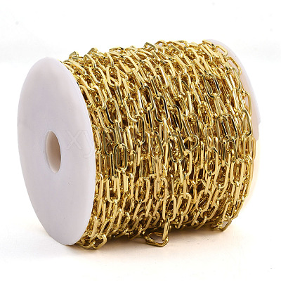 Unwelded Iron Paperclip Chains CH-S125-02F-G-1