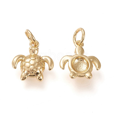 Brass Charms X-KK-L006-011G-1