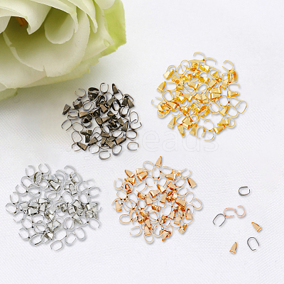 520pcs 8 Colors Iron Snap on Bails IFIN-FH0001-75-1