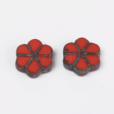 Antique Style Czech Glass Beads GLAA-CJC0001-05A-1