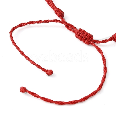 5Pcs 5 Colors Waxed Polyester Cords Multi-strand Bracelets Set BJEW-JB09632-S-1
