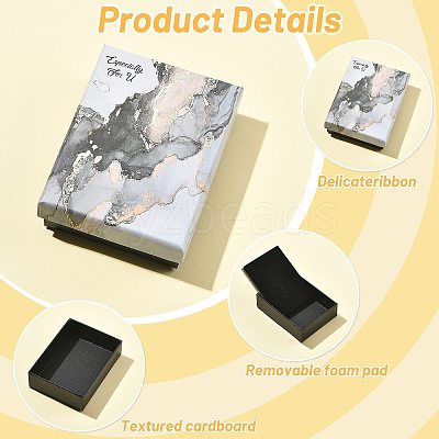 10Pcs 5 Styles Cardboard Jewelry Boxes CON-FS0001-23B-1