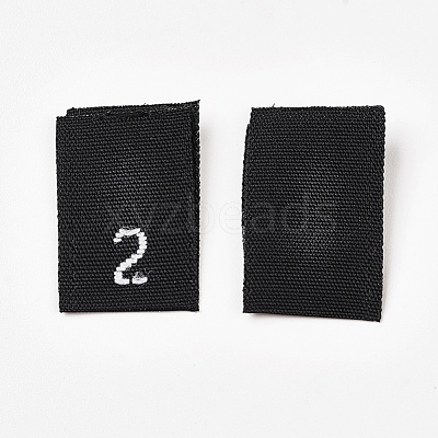 Polyester Clothing Label FIND-WH0030-01-1