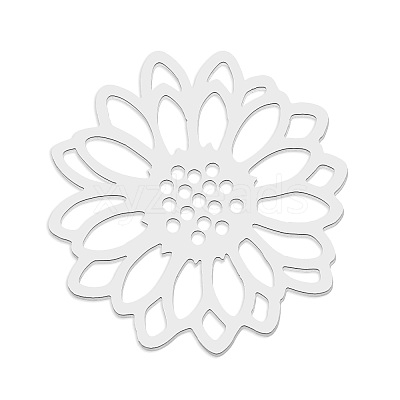 Non-Tarnish 201 Stainless Steel Filigree Joiners STAS-S105-LA758-1-1