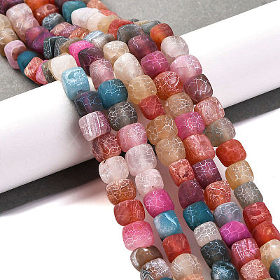 Natural Weathered Agate Beads Strands G-NH0038-01A-1