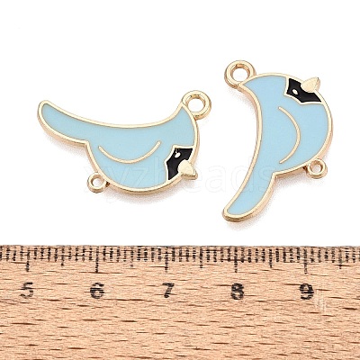 Alloy Enamel Connector Charms PALLOY-Q467-01G-01-1