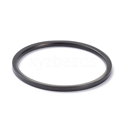 1mm Polished Plain Dome Finger Ring for Girl Women RJEW-C012-02F-EB-1