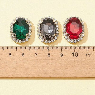 Oval Sew on Rhinestone RGLA-FS0001-06-1