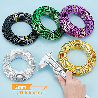 Anodized Aluminum Wire AW-BC0007-2.0mm-14-1