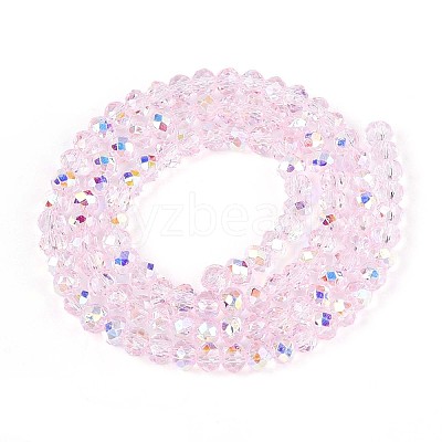 Transparent Glass Beads Strands EGLA-N016-3mm-04-1
