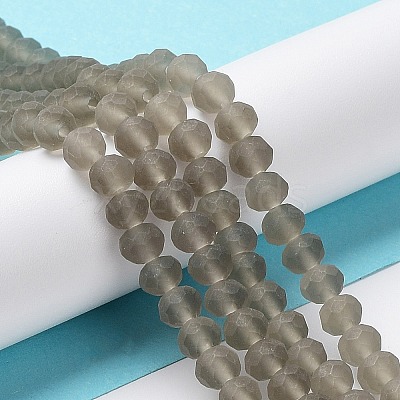 Transparent Glass Beads Strands X1-EGLA-A034-T8mm-MD16-1