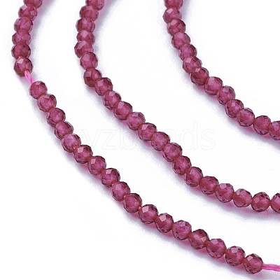 Faceted Glass Beads Strands G-F619-09D-2mm-1