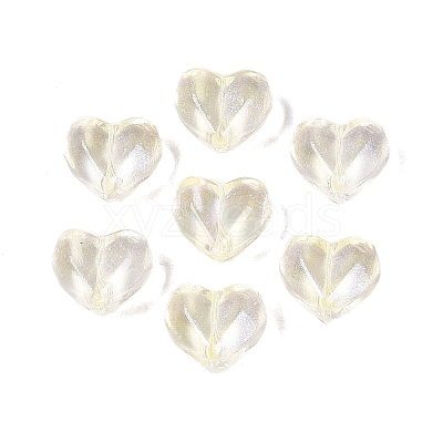 Baking Paint Transparent Glass Beads DGLA-N022-02-1
