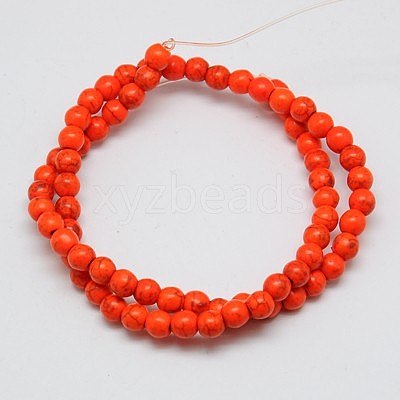 Synthetic Turquoise Beads Strands TURQ-G106-10mm-02G-1