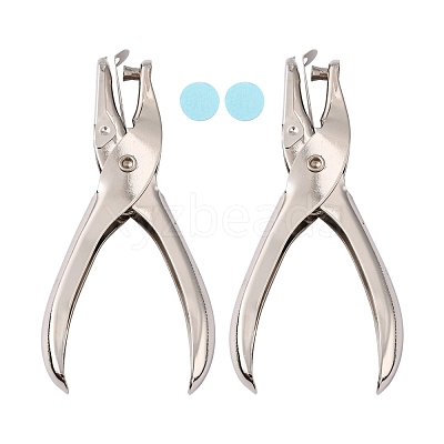 Iron Single Hole Puncher for Craft Paper TOOL-R089-02-1