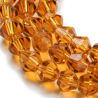 Transparent Glass Beads Strands GLAA-F029-4mm-28-1
