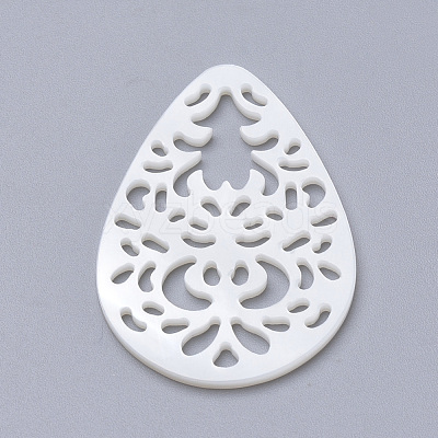 Freshwater Shell Pendants SHEL-T007-10-1