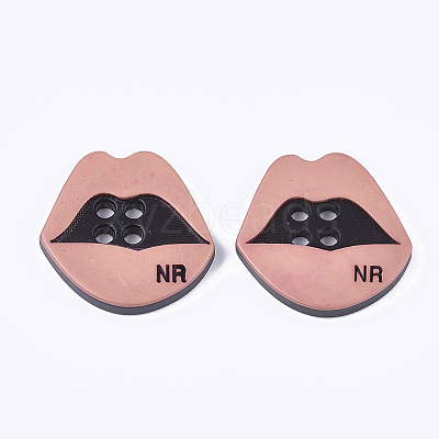 4-Hole Resin Buttons RESI-S377-22D-1