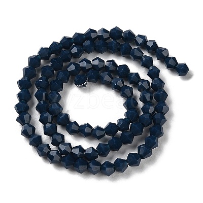 Opaque Solid Color Imitation Jade Glass Beads Strands LS-EGLA-A039-P4mm-D09-1