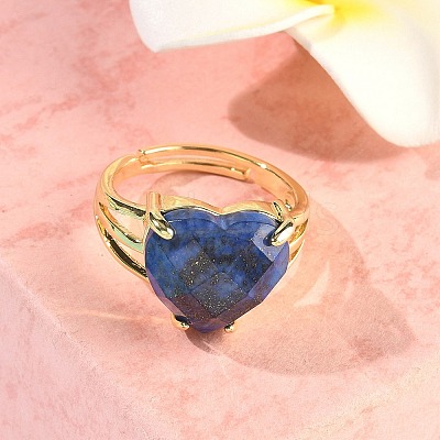 Brass Cuff Open Rings RJEW-D347-01G-14-1