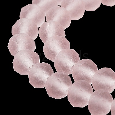 Transparent Glass Beads Strands EGLA-A034-T8mm-MD22-1