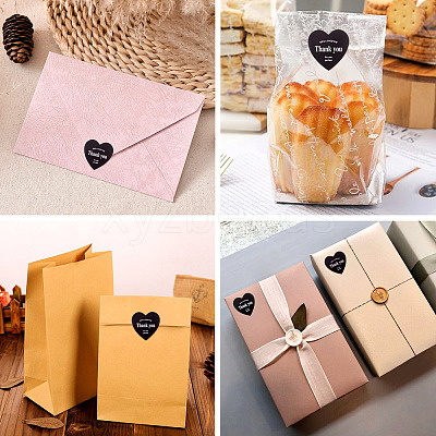 2Roll Heart with Thank You Roll Stickers DIY-TA0013-58B-1
