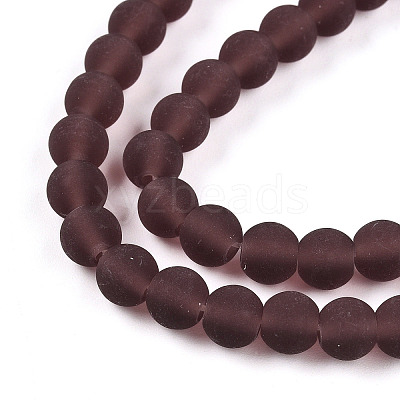 Transparent Glass Beads Strands GLAA-T032-T6mm-MD19-1