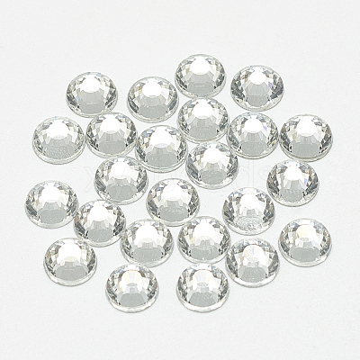 Flat Back Glass Rhinestone Cabochons RGLA-T090-SS4-01-1