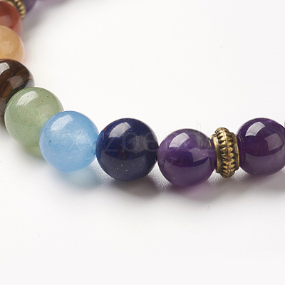Yoga Chakra Jewelry BJEW-G554-02G-1
