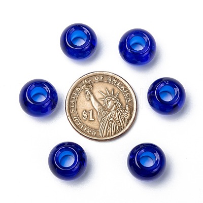 Glass European Beads GDA006-001-1