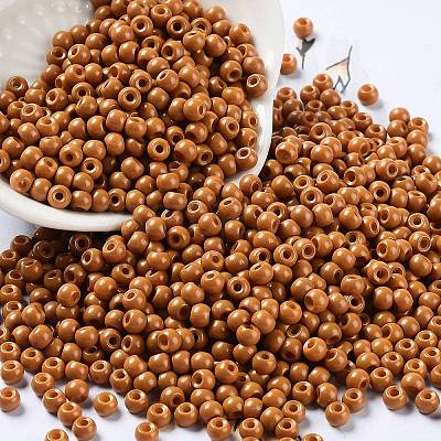 Baking Paint Glass Seed Beads SEED-H002-I-A514-1