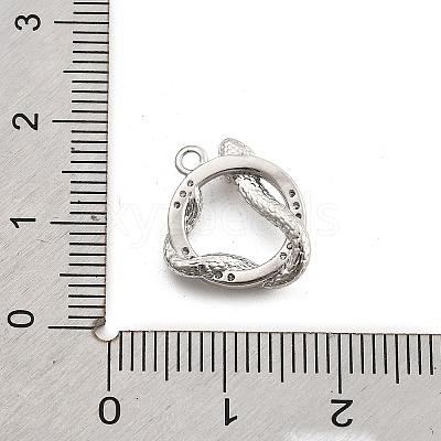 Brass Micro Pave Cubic Zirconia Pendants KK-M321-01B-P-1