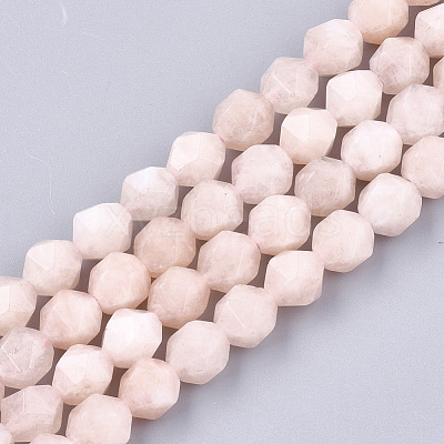 Natural Pink Morganite Beads Strands X-G-T108-28B-1