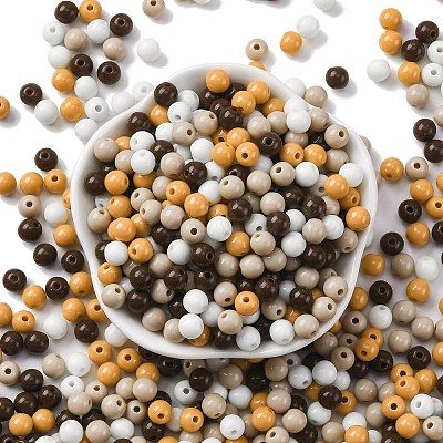 Opaque Acrylic Beads SACR-Q004-01J-1