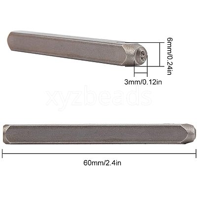 Iron Seal Stamps AJEW-PH0007-18-1